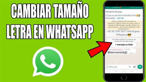 C Mo Cambiar El Tama O De Letra En Whatsapp Whatsapp