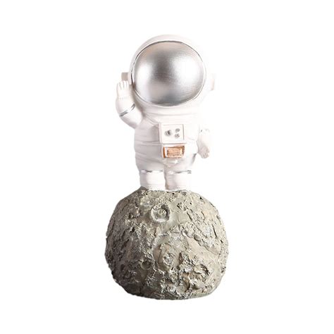 Miayilima Desktop Ornament Astronaut Figurine Decor Polyresin Astronaut