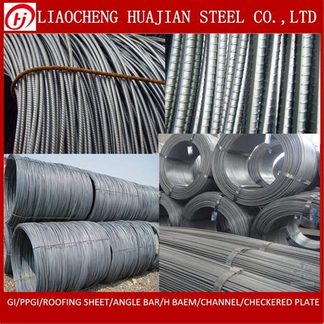 Hot Rolled Deformed Reinforcing Steel Rebars For Building China Steel Rebar And Reinforcing