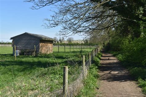 Footpath Behind Houses At Broughton © David Martin Geograph Britain