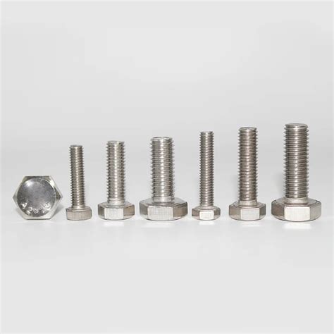 Din933 Full Thread 304 Stainless Steel 1 4 5 8 5 16 Unc Hexagon