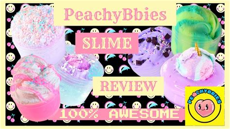 New Peachybbies Slime Review 100 Honest Famous Slime Shop Review A S M R Tik Tok Slime