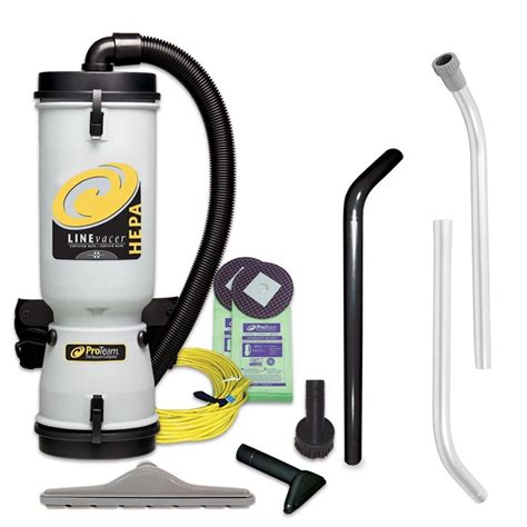 ProTeam Commercial Backpack Vacuum Cleaner LineVacer HEPA Vacuum