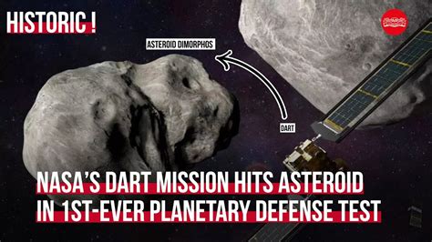 Nasas Dart Mission Hits Asteroid In 1st Ever Planetary Defense Test