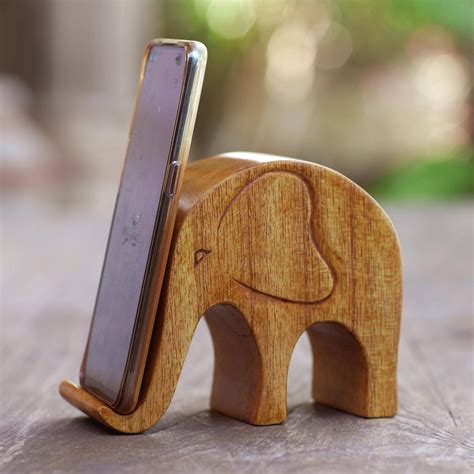 Elephant Phone Stand Hold The Phone Woodworking Projects Furniture