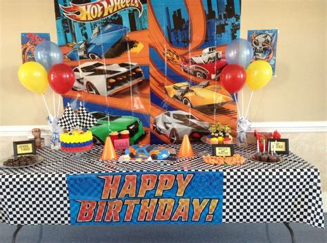 Pin By Sarah Cropper On My Creations Hotwheels Birthday Party Hot