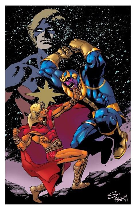 Thanos vs Adam Warlock by behljac on DeviantArt