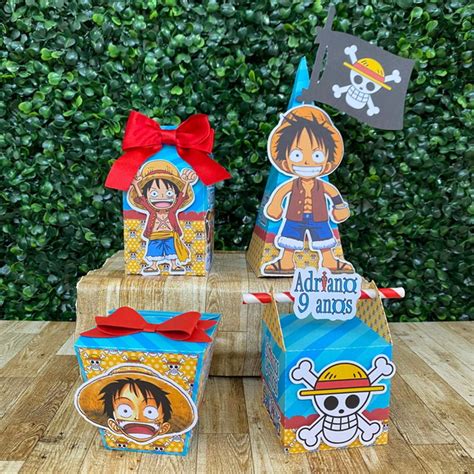 Kit One Piece 32 Caixinhas Elo7 Produtos Especiais