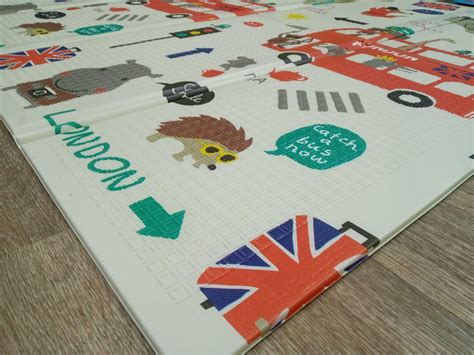 Термоковрик для детей развивающий (складной коврик для детей) "Автобус ...