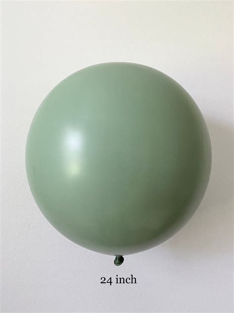 Eucalyptus Inch Latex Balloon Ft Eucalyptus Balloons Etsy