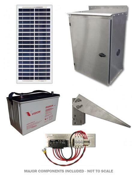 Watt Off Grid Solar Kit System For Remote Power Ameresco Solar