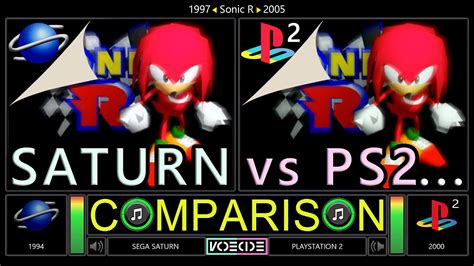 Dual Longplay Of Sonic R Sega Saturn Vs PlayStation 2 Side By Side