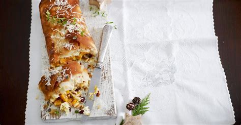 Recette du Strudel au potiron et fromage de chèvre