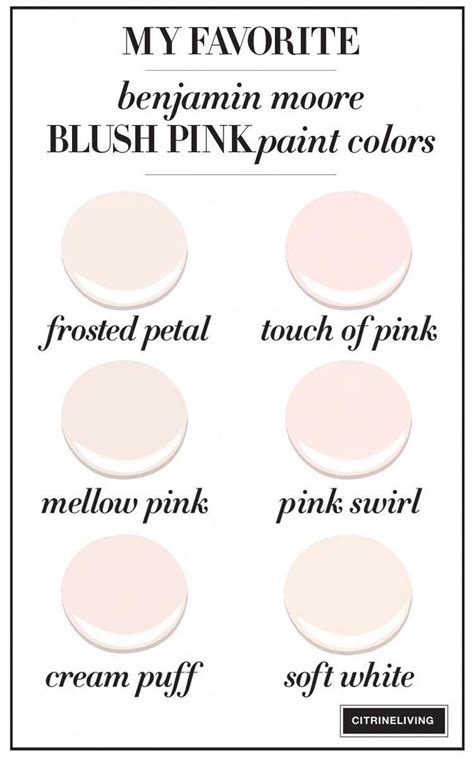 Benjamin Moore Blush Pink Paint Colors Frosted Petal Touch Of Pink