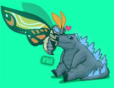 Godzilla X Mothra Fan Art Sexiz Pix