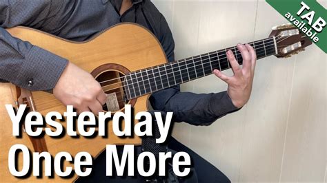 Yesterday Once More The Carpentersfingerstyle Guitar Tab Available Youtube