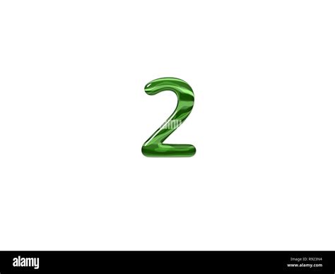 green number  isolated white background stock photo alamy