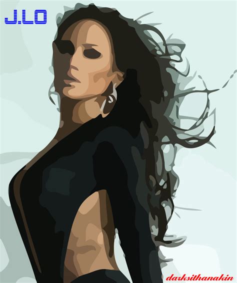 Jennifer Lopez vectorized by darksithanakin on DeviantArt