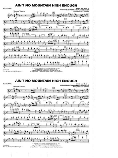 Aint No Mountain High Full Parts Pdf