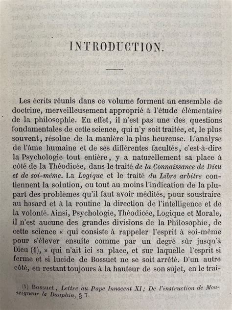 Bossuet Ecrits Philosophiques De La Connaissance De Diue Et De Soi