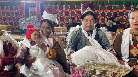 Ladakhi Traditional Ldagang Ceremony Charasa Nubra Daman And