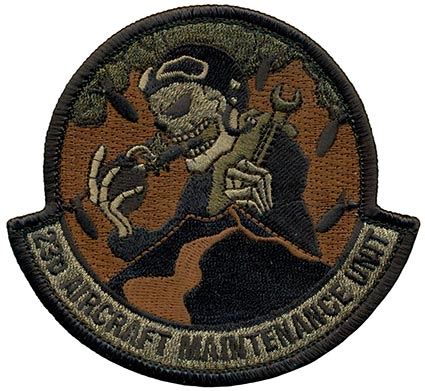 23d AIRCRAFT MAINTENANCE UNIT OCP Flightline Insignia