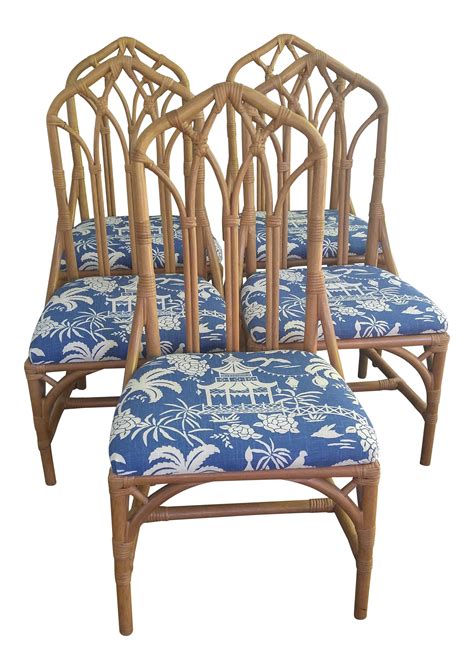 Henry Link Rattan Dining Chairs Set Of 5 Rattan Dining Chairs Dining