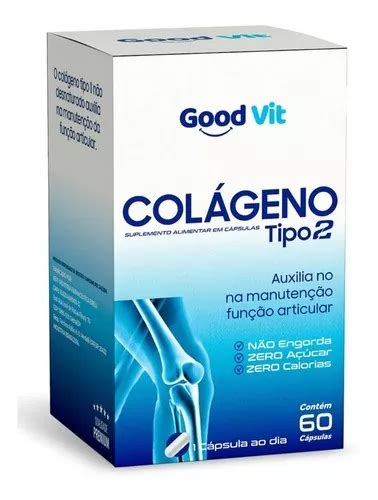 Colágeno Tipo 2 Good Vit Elasticidade Cartilagem 60 Cápsulas