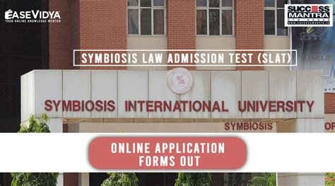 Symbiosis Law Admission Test Slat 2020 Application Forms Out Success