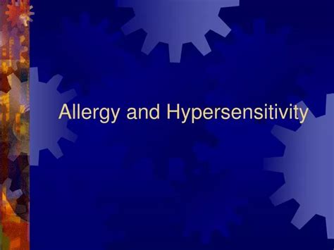 PPT Allergy And Hypersensitivity PowerPoint Presentation Free