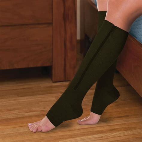 Easy On Compression Socks Hammacher Schlemmer