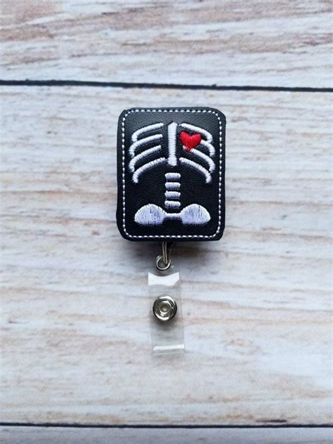 Xray Badge Reel Radiology Id Clip Xray Tech Gift Ct Tech Gift Xray