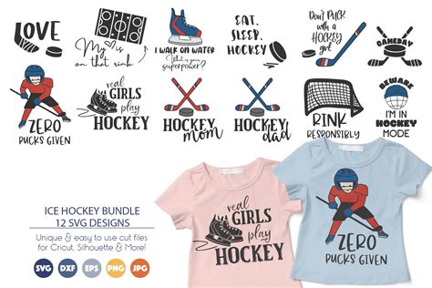 Ice Hockey Svg Bundle