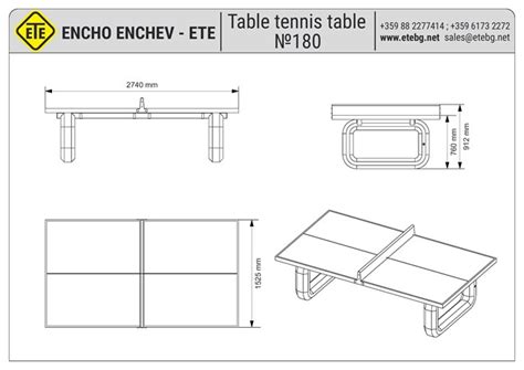 180 Ping Pong Table By ENCHO ENCHEV ETE