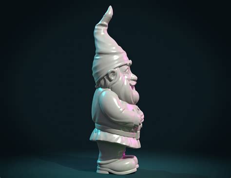 3D Model Print Ready Gnome TurboSquid 1747443