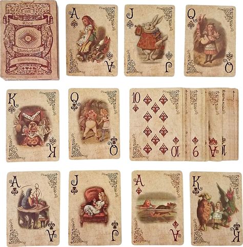 Asvp Shop Alice In Wonderland Playing Cards Full Set Is Ideal For Themed Ebay