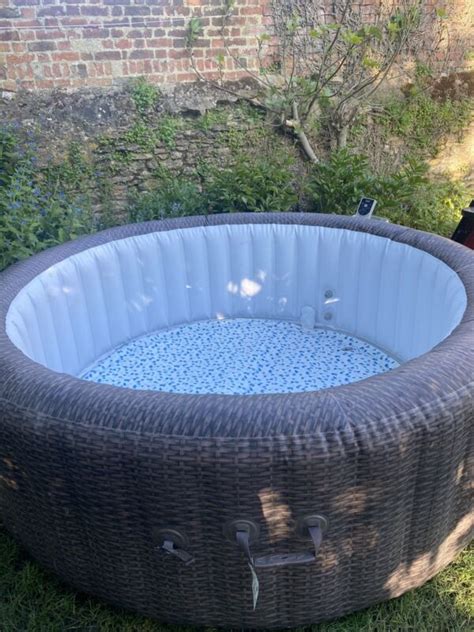 Lay Z Spa St Moritz Person Hot Tub Rattan Design For Sale From