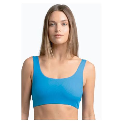 Hurley Ribbed Singlet Bikini Top Blue Dressinn