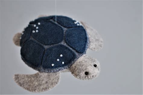 Pdf Felt Sea Turtle Pattern Felt Ornament Ocean Pattern Etsy