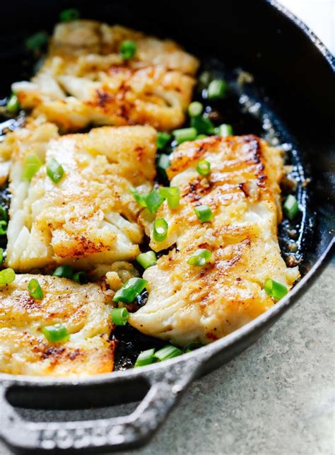 Pan Fried Cod With Garlic Butter | Primavera Kitchen