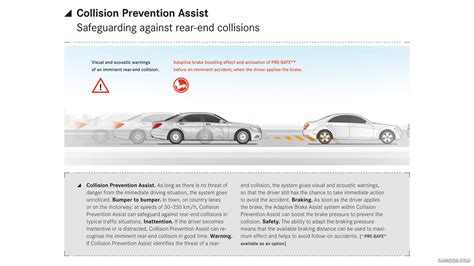 Mercedes Benz S Class Collision Prevention Assist Caricos