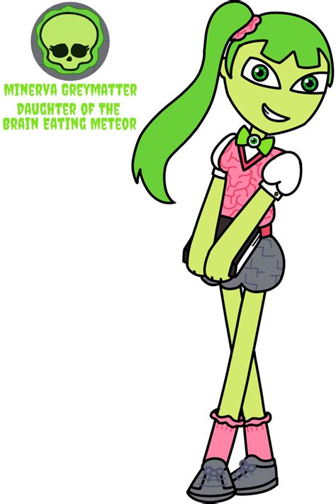 Monster High Oc Minerva Greymatter By Blaze On Fire On Deviantart