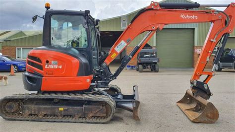 Sold Kubota U55 4 Tracked Excavator 5 4 Tonne Hours 1380