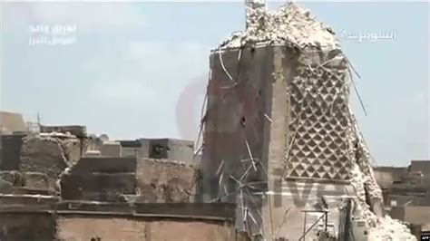 IS S Destruction Of Iconic Mosul Mosque Called Declaration Of Defeat