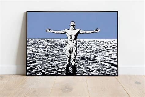 Male Nude Print Queer Art Erotic Nudity Swimmer Lgbt Etsy