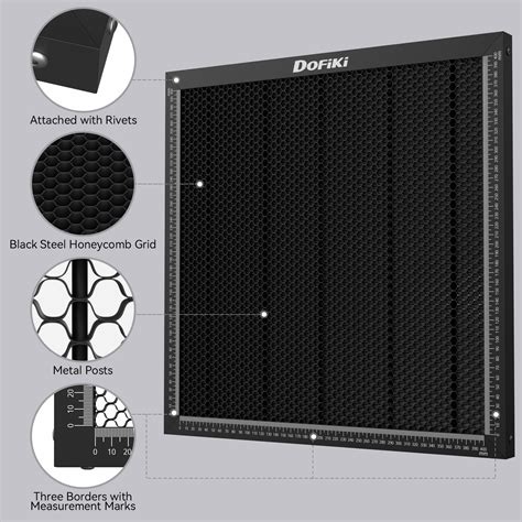 Dofiki Honeycomb Laser Bed X Mm Magnetic Steel Honeycomb Working