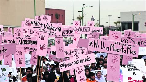 Aumentan 6 Por Ciento Los Feminicidios En México Edomex Es La Entidad