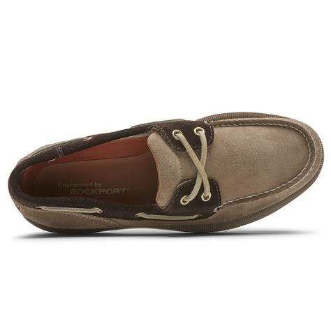 Rockport Boat Shoes Mens Store - Rockport Perth Grey