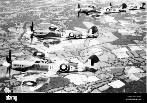 Supermarine Spitfire Mk XIV RB167 610 Sqn Exeter Jan 1944 Stock