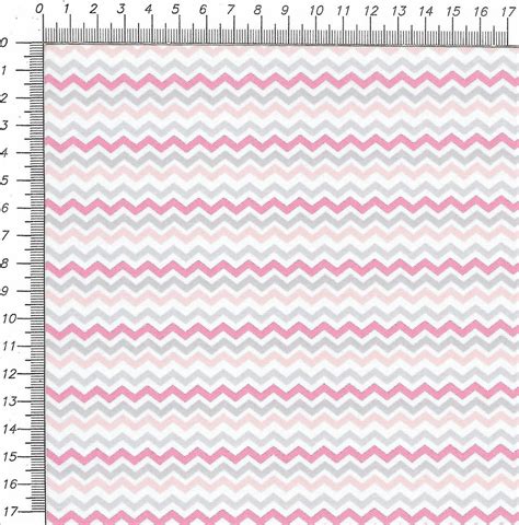 Tecido Tricoline Chevron Doçura rosa cinza Elo7